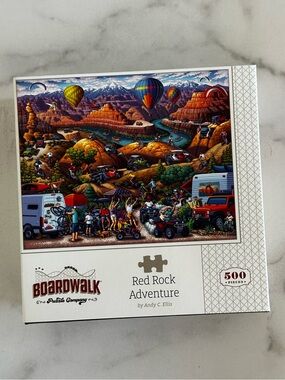 Boardwalk Puzzles - Red Rock Adventure 500 Piece Jigsaw Puzzle